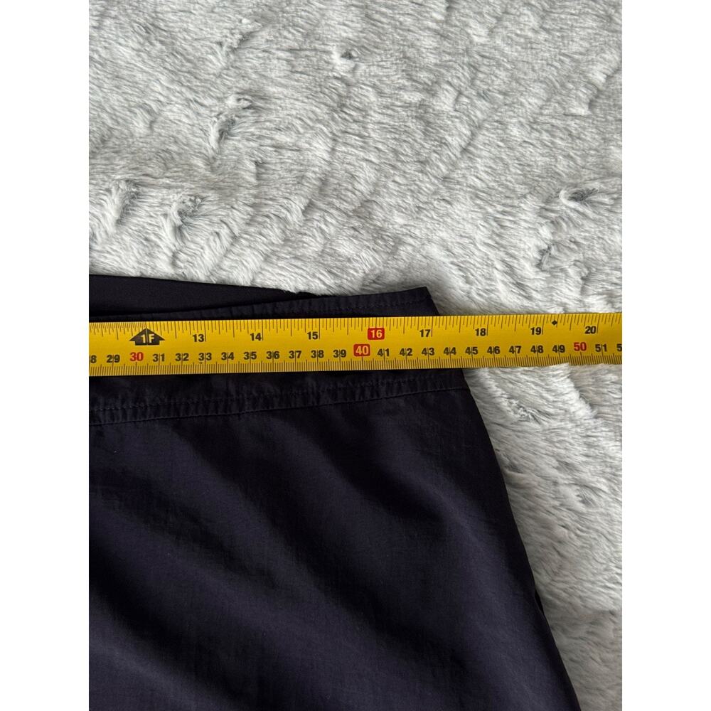 Lands End Women Swim Skirt Size 14 Navy Blue Built-in One-Piece Swimsuit Skort - Picture 7 of 7